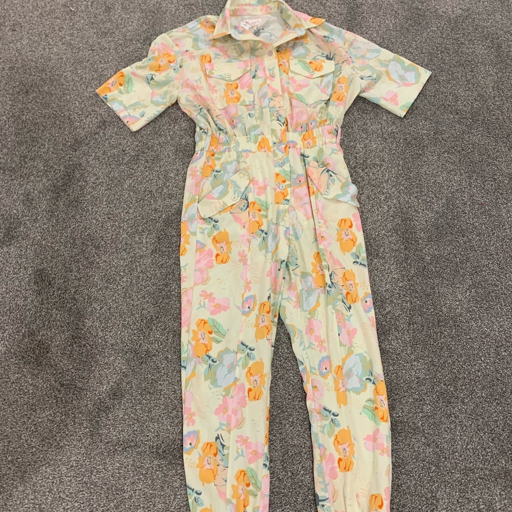 L’atiste by Amy retro floral jumpsuit